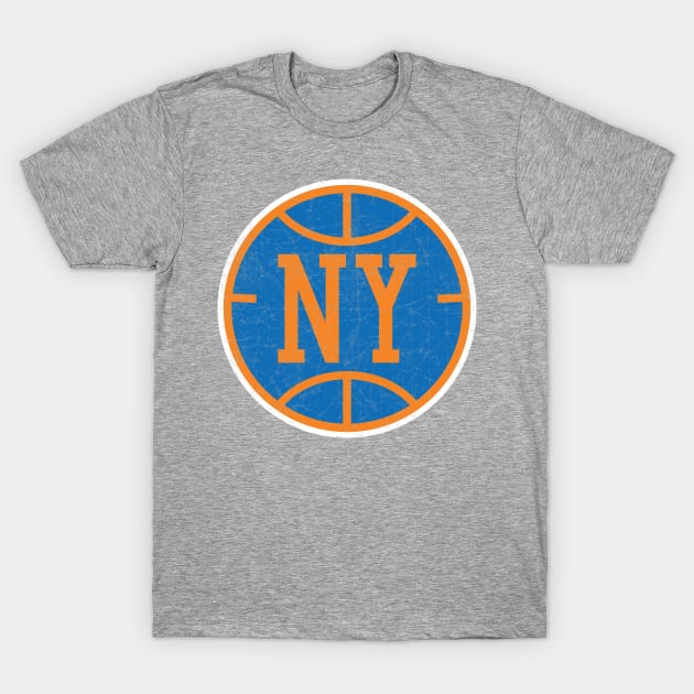 New York Vintage Basketball T-Shirt by WalkDesigns